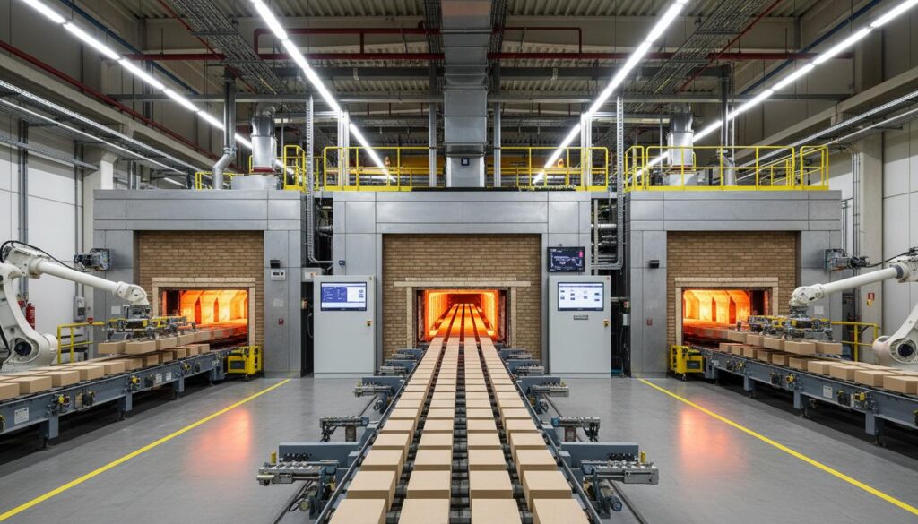Forno Túnel automatizado